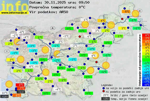Trenutno vreme Logatec