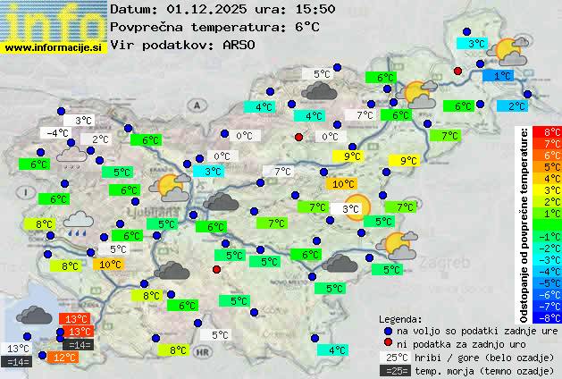 Trenutno vreme Logatec