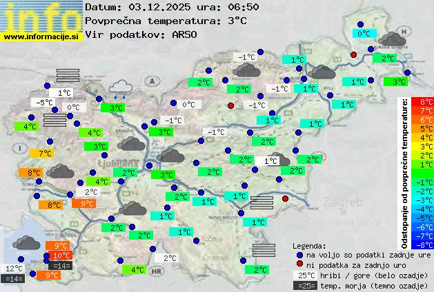 Trenutno vreme Vrhnika
