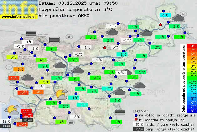 Trenutno vreme Bovec