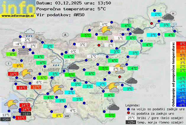 Trenutno vreme Kranj