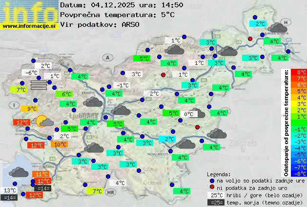 Trenutno vreme Murska Sobota