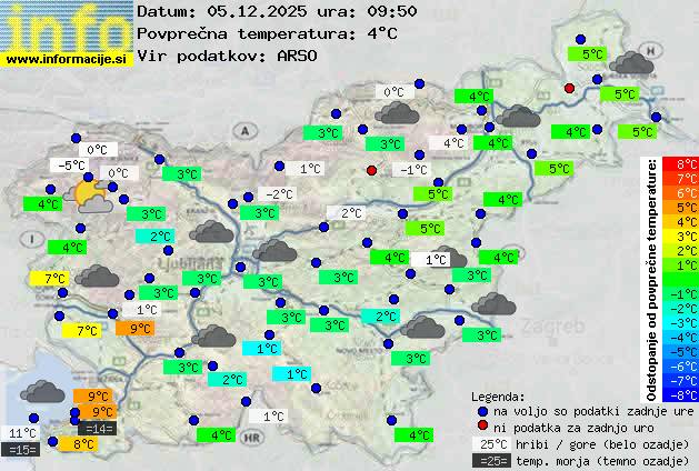 Trenutno vreme Logatec