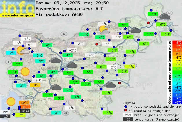 Trenutno vreme Velenje