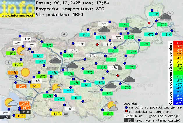 Trenutno vreme Litija