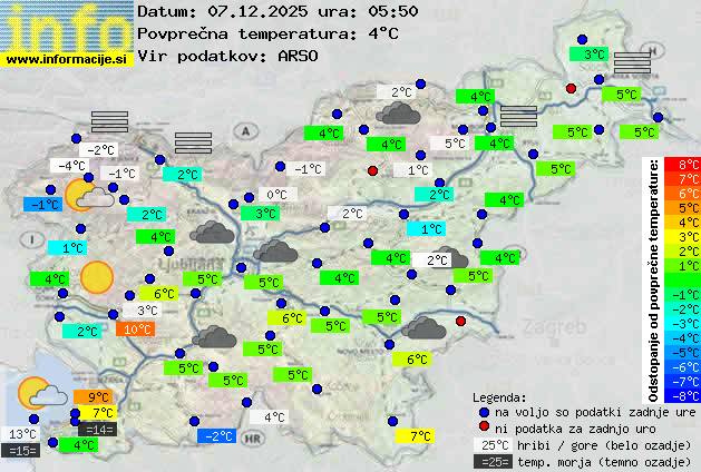 Trenutno vreme Jesenice