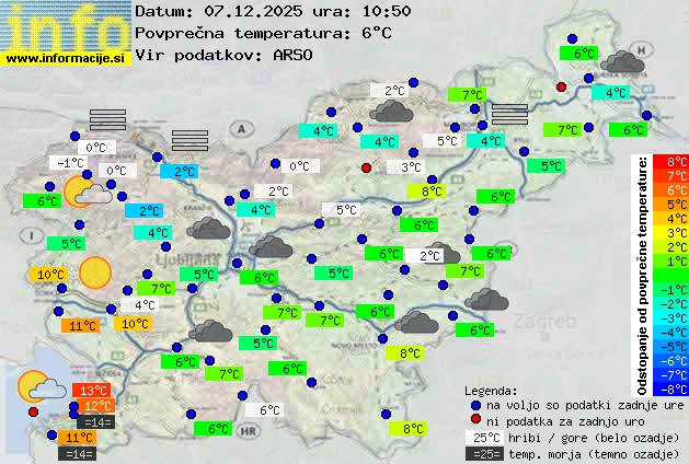 Trenutno vreme Radovljica