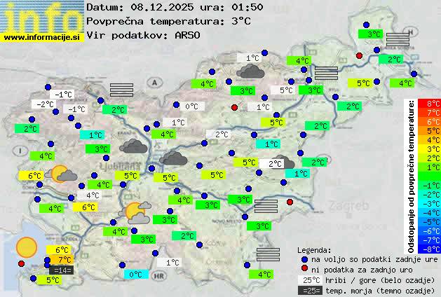Trenutno vreme Rogaška Slatina