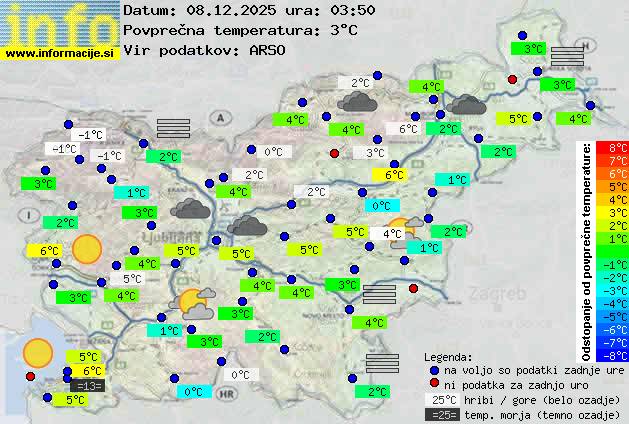 Trenutno vreme Logatec