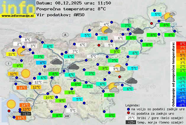 Trenutno vreme Koper