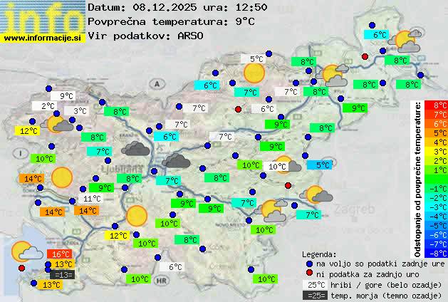 Trenutno vreme Murska Sobota