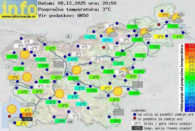 Trenutno vreme Logatec