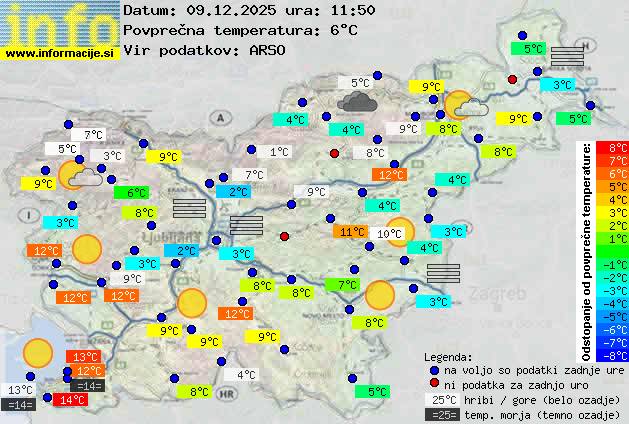 Trenutno vreme Kranj