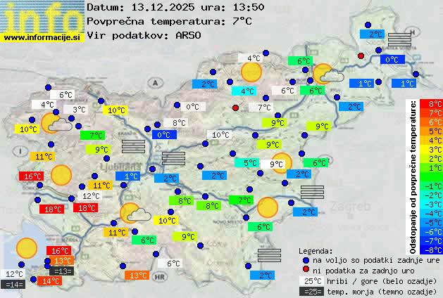 Trenutno vreme Kranjska Gora