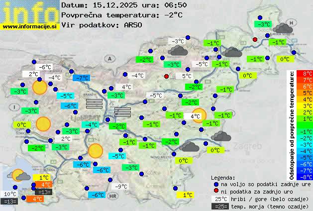 Trenutno vreme Kranjska Gora