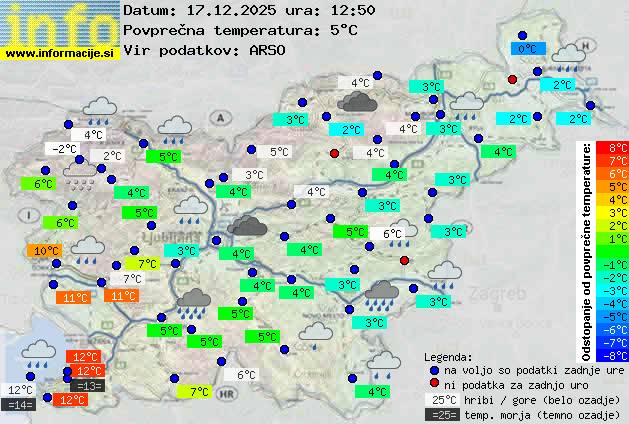 Trenutno vreme Radovljica