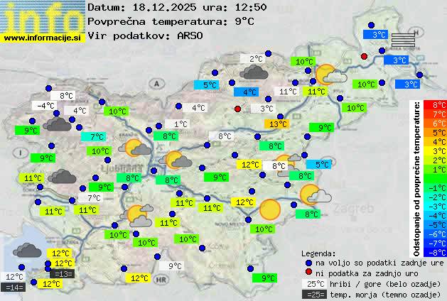 Trenutno vreme Jesenice