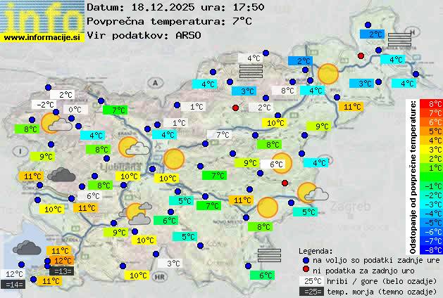 Trenutno vreme Jesenice