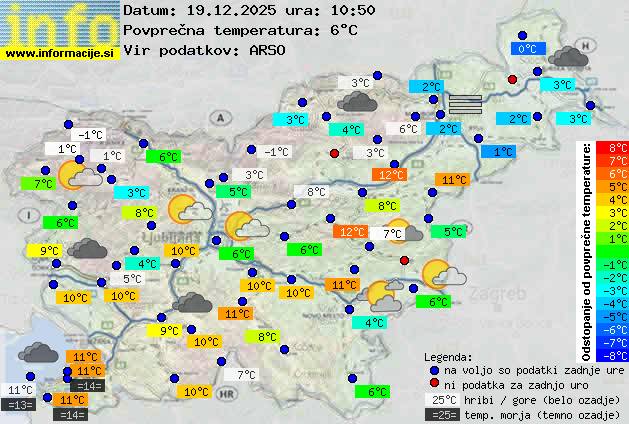 Trenutno vreme Ajdovščina