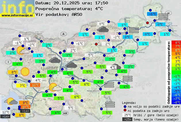Trenutno vreme Radovljica