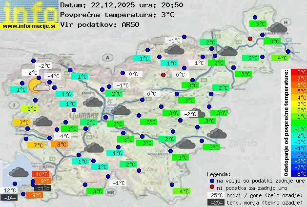 Trenutno vreme Kranjska Gora