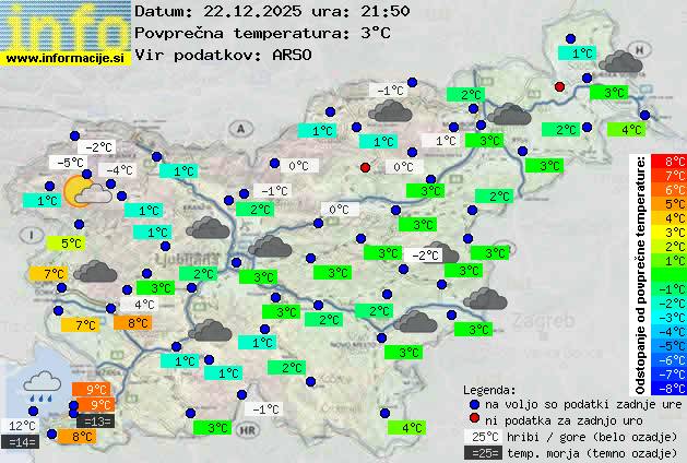 Trenutno vreme Rogaška Slatina