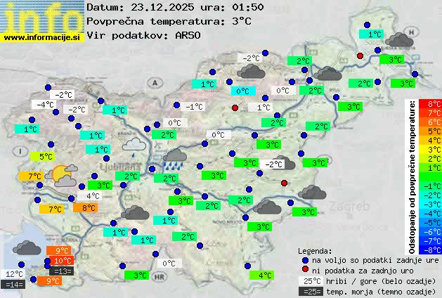 Trenutno vreme Škofja Loka
