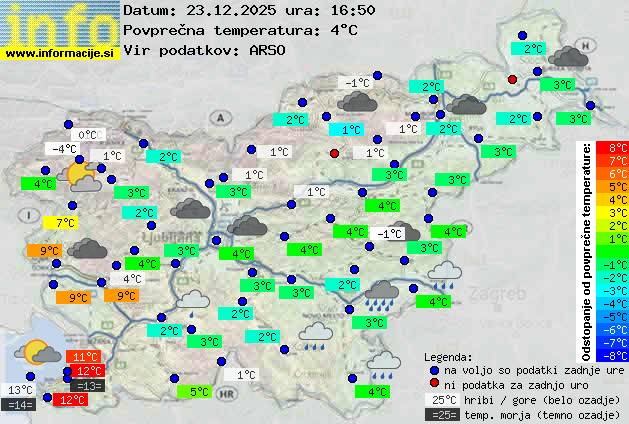 Trenutno vreme Murska Sobota