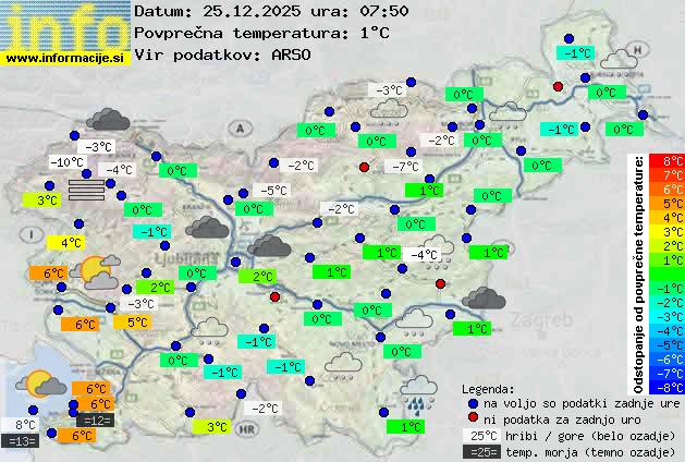 Trenutno vreme Kranjska Gora