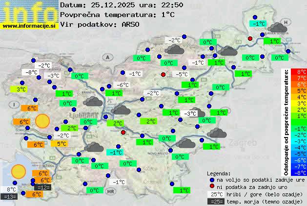 Trenutno vreme Kranjska Gora