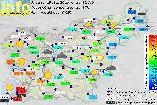 Trenutno vreme Logatec