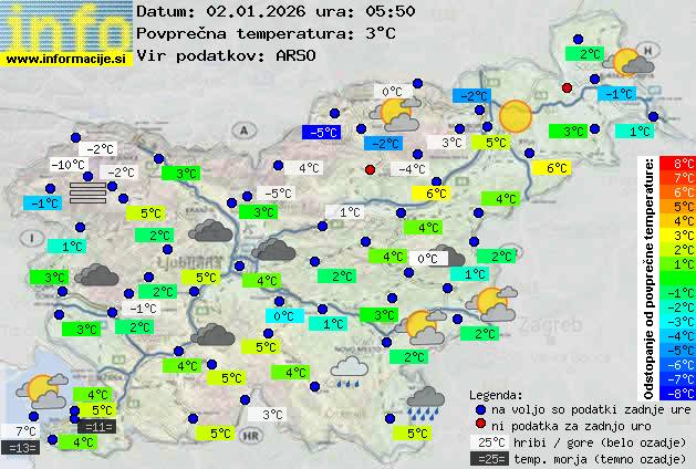 Trenutno vreme Kranjska Gora