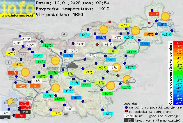 Trenutno vreme Kranjska Gora
