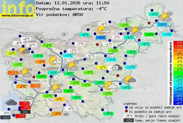 Trenutno vreme Rogaška Slatina