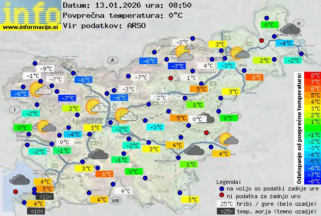 Trenutno vreme Škofja Loka