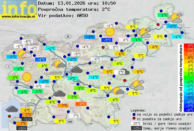 Trenutno vreme Slovenska Bistrica