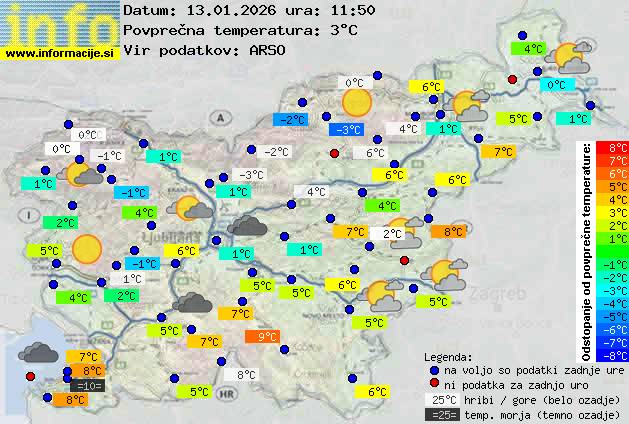 Trenutno vreme Škofja Loka
