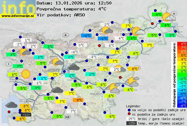Trenutno vreme Jesenice