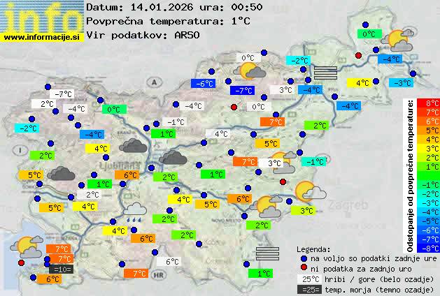 Trenutno vreme Jesenice