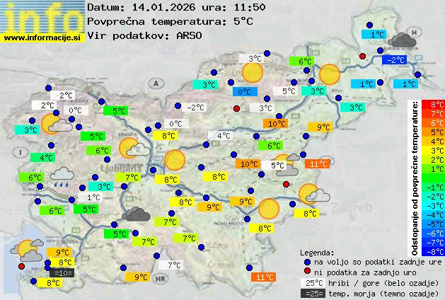 Trenutno vreme Slovenska Bistrica