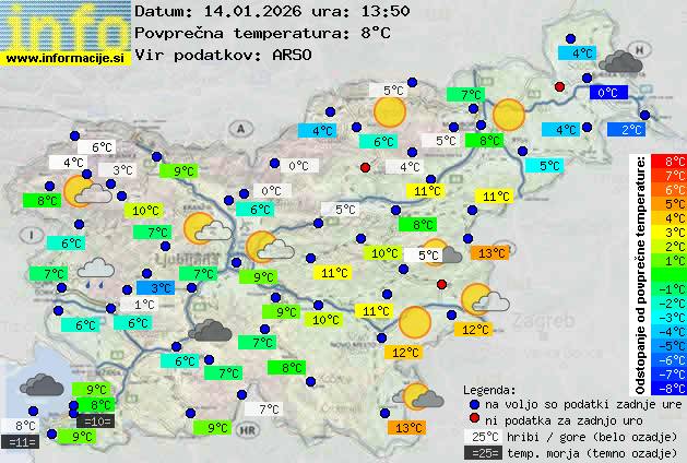 Trenutno vreme Slovenj Gradec