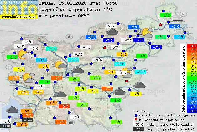 Trenutno vreme Rogaška Slatina