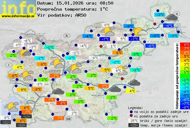 Trenutno vreme Kamnik