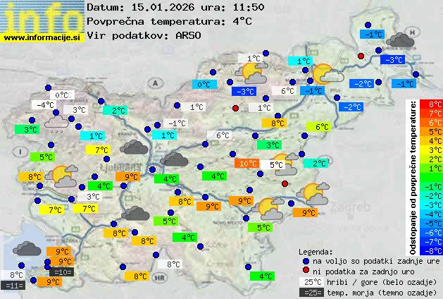 Trenutno vreme Rogaška Slatina