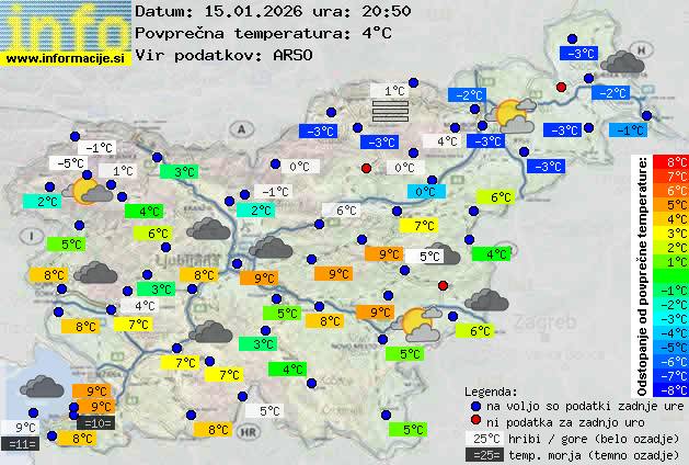 Trenutno vreme Kranjska Gora