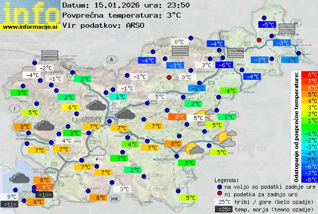 Trenutno vreme Sežana