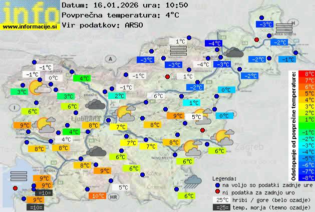 Trenutno vreme Kranj