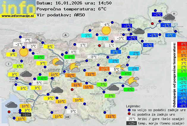 Trenutno vreme Novo mesto