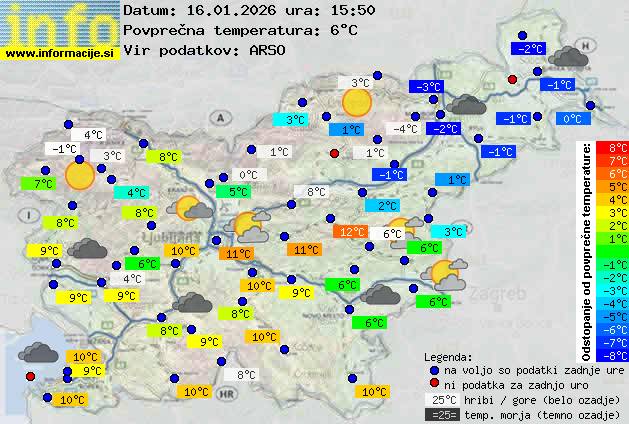 Trenutno vreme Novo mesto