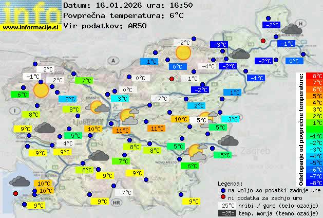 Trenutno vreme Litija